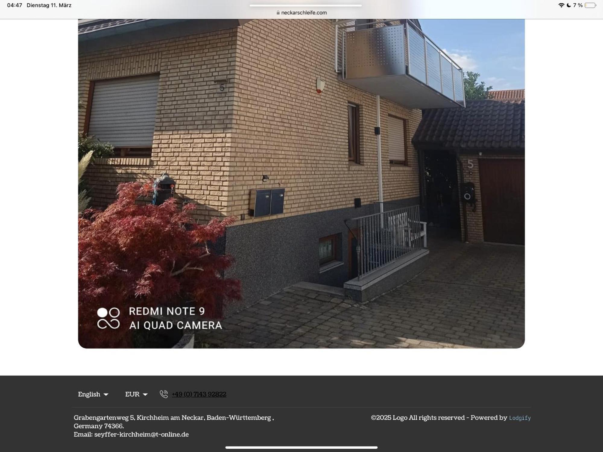 Moderne Ferienwohnung Neckarschleife Mit Klimaanlage Kirchheim am Neckar Kültér fotó